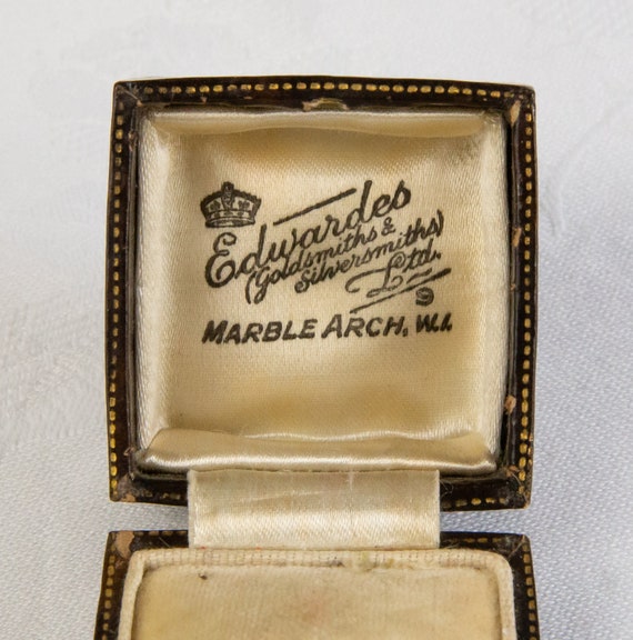 Vintage Edwardes Ring Box, Marble Arch London – R… - image 3