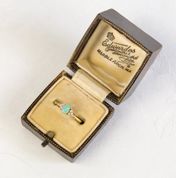 Vintage Edwardes Ring Box, Marble Arch London – R… - image 1