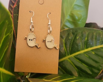 Pendientes fantasma colgantes góticos pastel