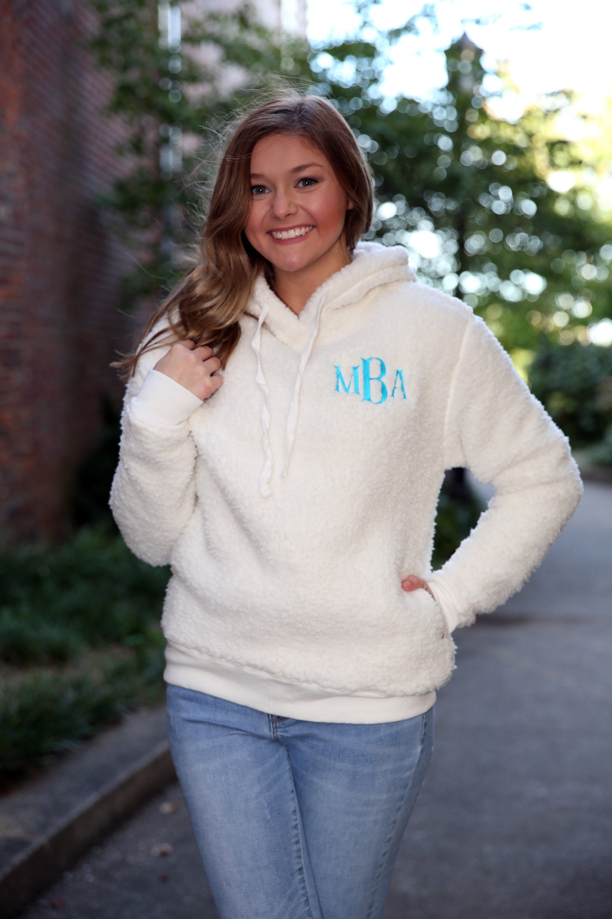 sherpa pullover custom