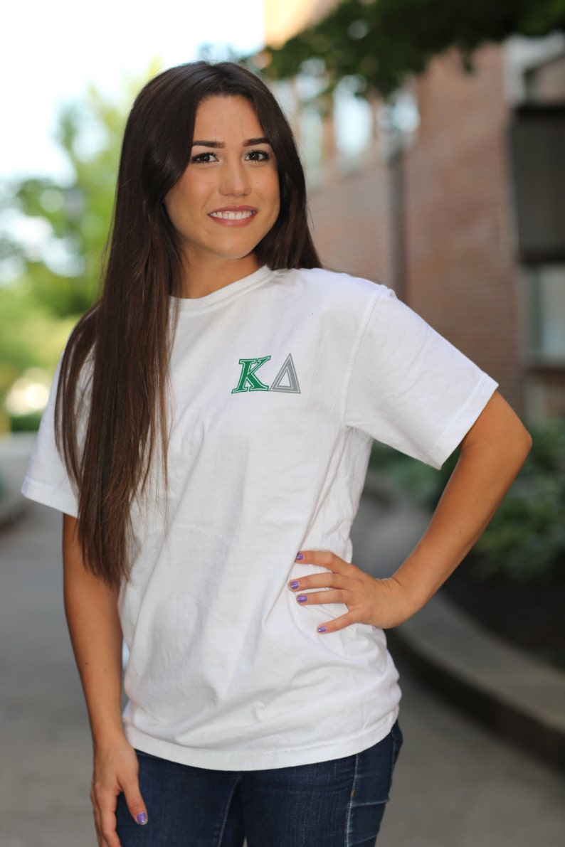 Kappa Delta Throw What You Know Comfort Colors Short Sleeve Etsy