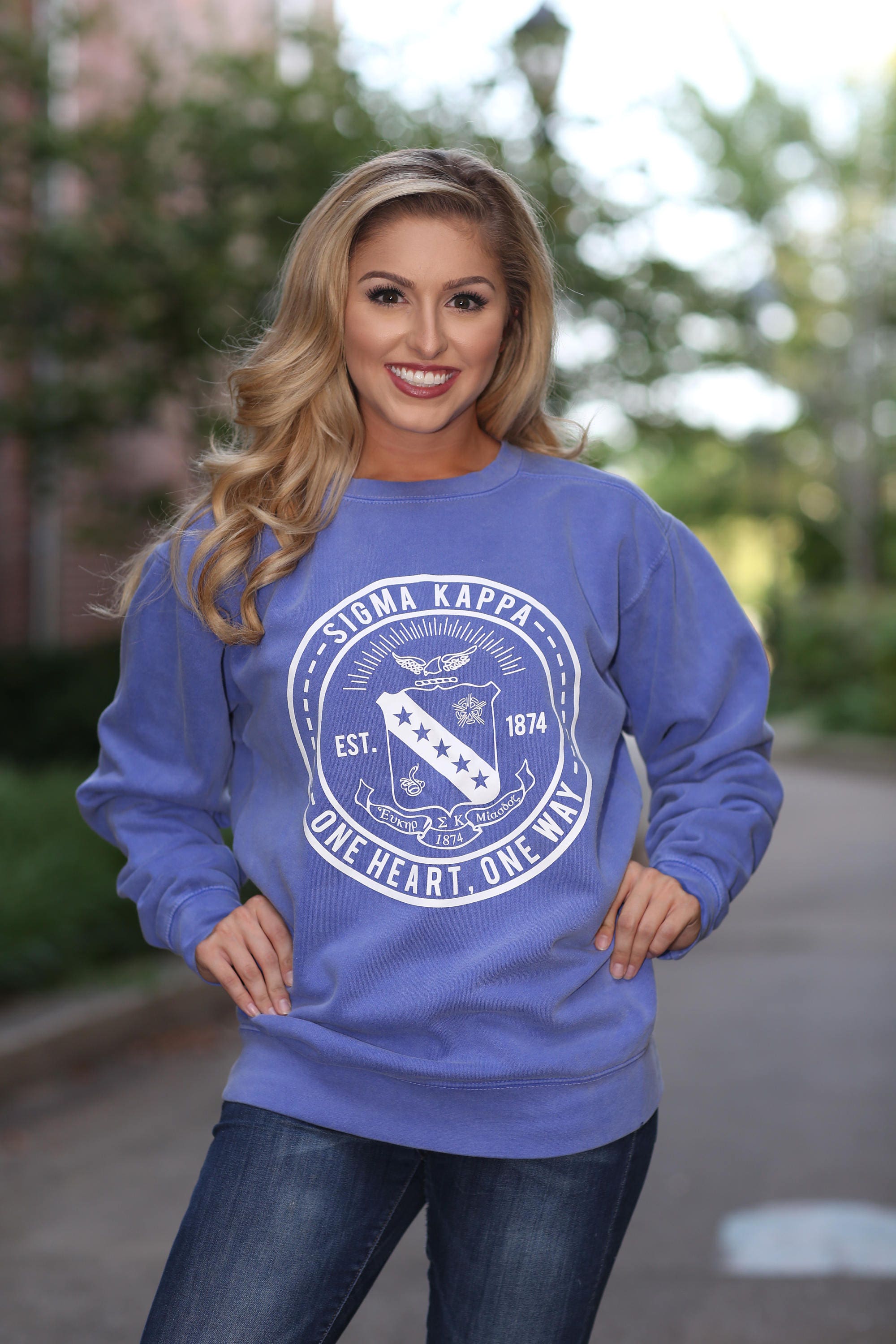 Sigma Kappa Comfort Color Crewneck 