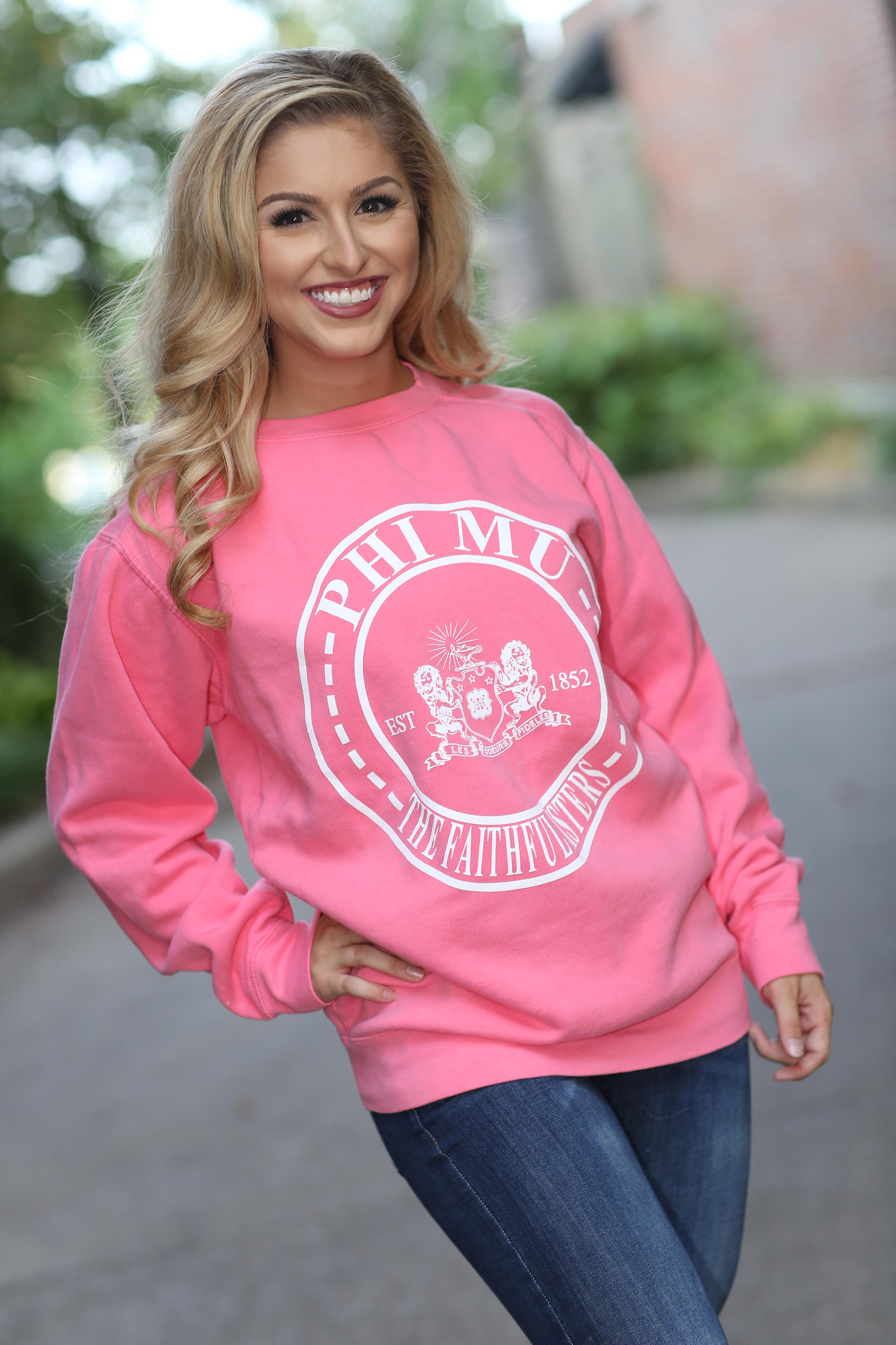 Phi Mu Comfort Color Crewneck 