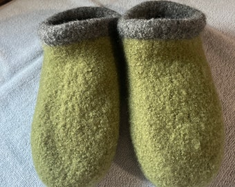 Slippers,  Wool felted