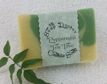 Peppermint Tea Tree Soap castile soap