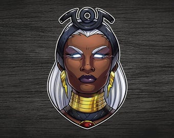 ¡Pegatina de X-Men Storm! Vinilo impermeable para botella de agua, portátil, cómic de X-Men, regalo.