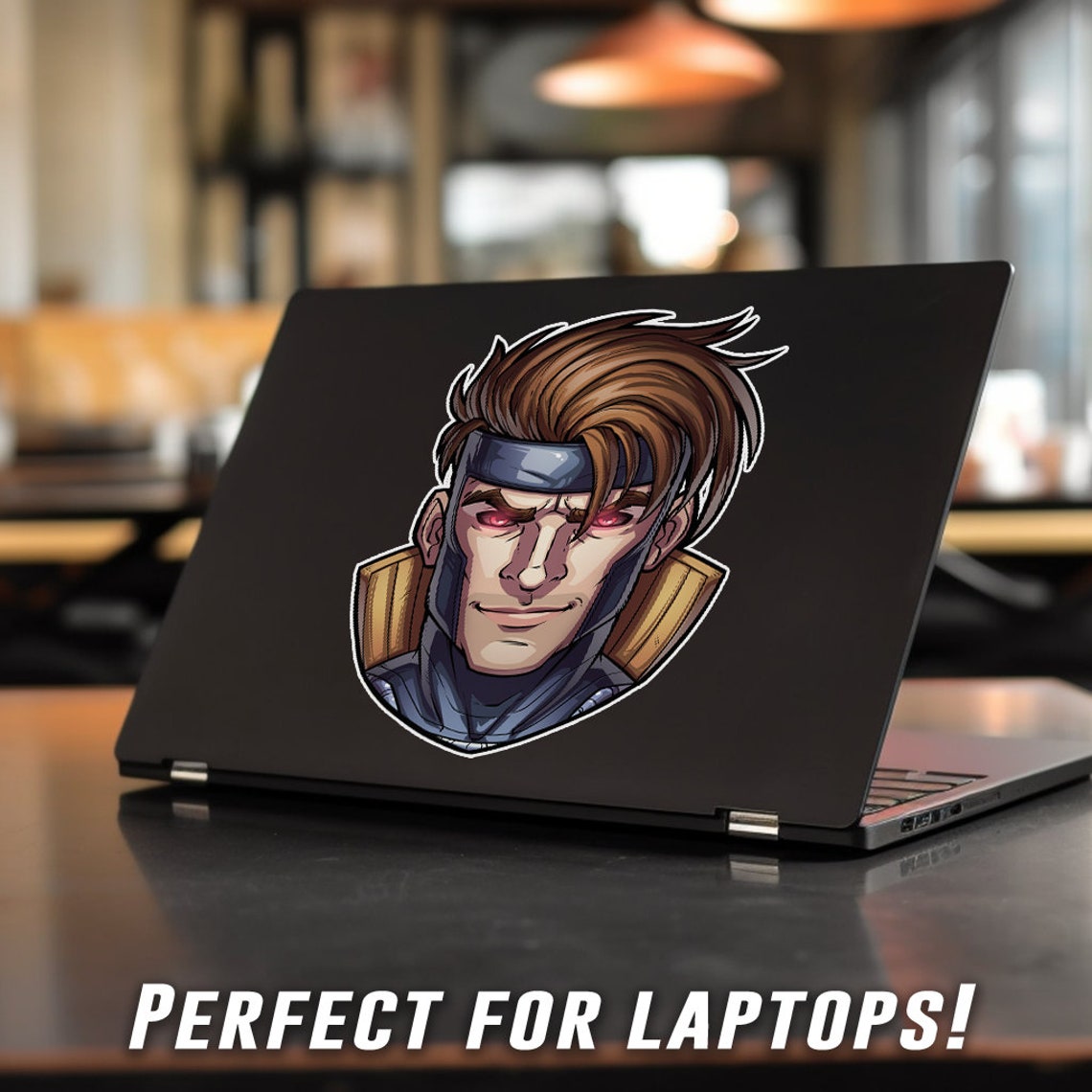 Gambit Sticker Xmen Gambit Sticker! Vinyl Sticker Waterproof Decal for Water Bottle ...