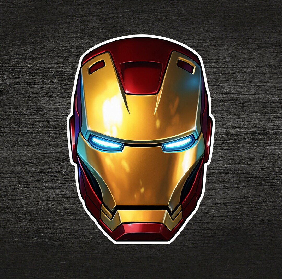 Ironman Sticker! Vinyl, Waterproof, Decal, Sticker, Gift for Him, Gift ...