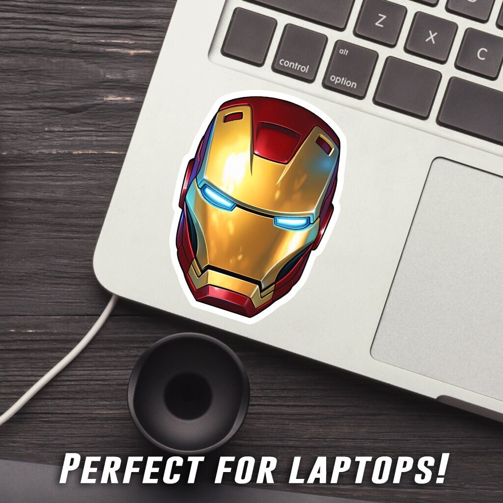 Ironman Sticker! Vinyl, Waterproof, Decal, Sticker, Gift for Him, Gift ...