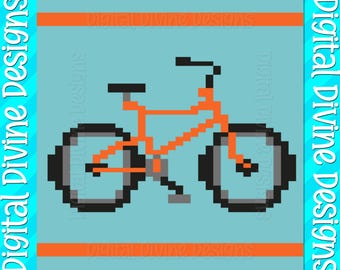 Padrão de manta para bicicleta: tricô grosso com dedos (download digital)