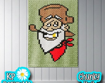 Hillbilly Chunky Knit Blanket Pattern (Digital Download)