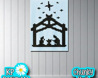 Jesus is Born Pattern: Chunky Finger Knit (Digital Download)