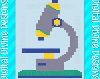 Microscope Blanket Pattern: Chunky Finger Knit (Digital Download)