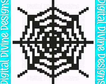 Padrão de manta de teia de aranha: fio grosso para tricô de dedo (download digital)