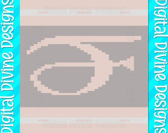 Chunky Knit Blanket Pattern: Personalized Letter F (Digital Download)