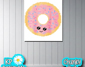 Donut Blanket Pattern: Chunky Finger Knit Design (Digital Download)