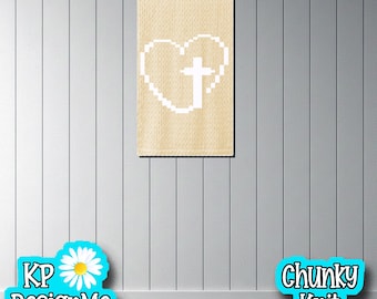Love for Christ SMALLER Pattern: Chunky Finger Knit (Digital Download)