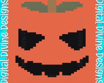 Jack O' Lantern Blanket Pattern: Chunky Finger Knit (Digital Download)