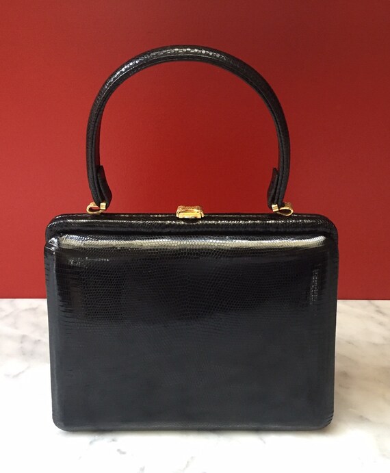 Italian lizard purse