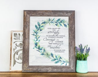 Serenity Prayer Etsy There are times you might feel very low. serenity prayer etsy