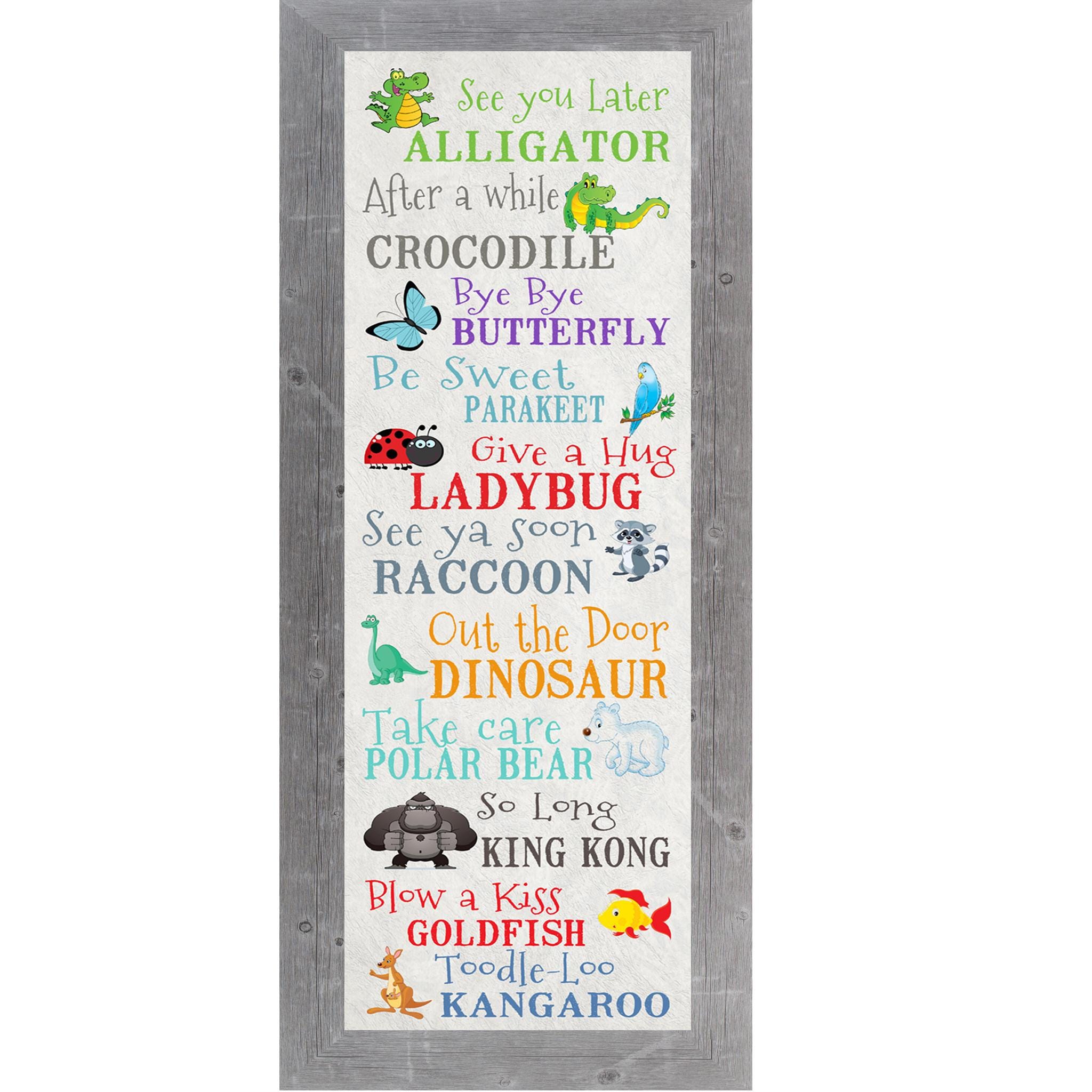 Nursery Wall Art – See You Later Alligator – Cute Animal Picture – Baby Shower Gift – Kids Room Decor