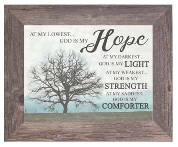 At My Lowest God Is My Hope Darkest He Is My Light Comforter Etsy