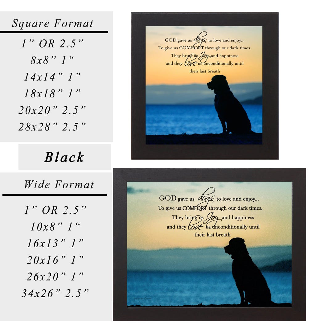 God Gave Us Dogs Wall Art – Christian Dog Faith Decor - Etsy