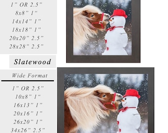 Funny Pony and Snowman Wall Art – “Can’t Resist” Winter Decor – 8x8 or 10x8 Framed Horse Print – Holiday Farmhouse Art by Summer Snow