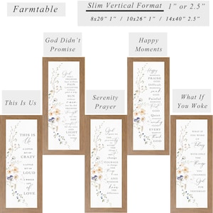 Christian Encouragement Wall Art – Framed Inspirational Faith Decor