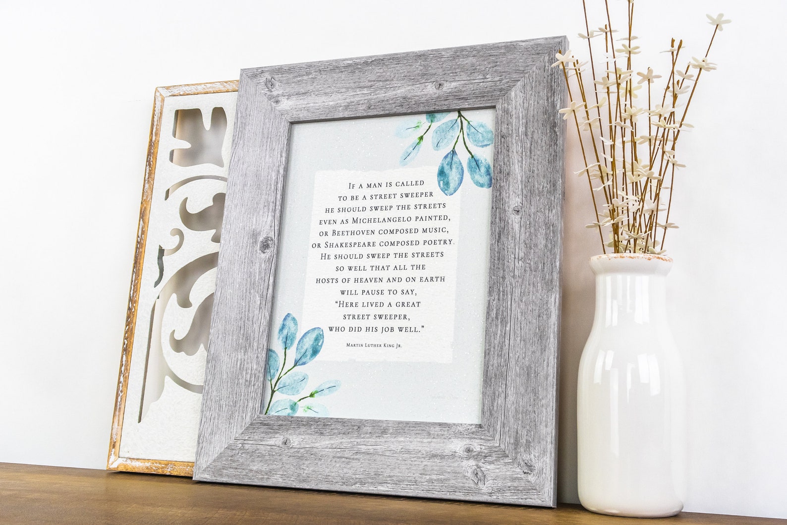 Street Sweeper Quote / Martin Luther King Jr. | Etsy