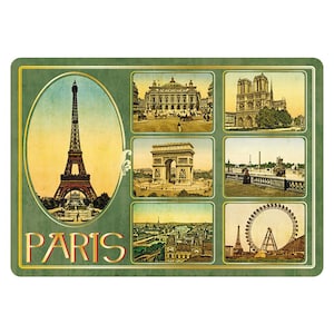 Lot de 10 ou 20 cartes postales Paris Vintage Visuels Rétro des Monuments de Paris Tour Eiffel 1900 Image d'antan Exposition Universelle image 8