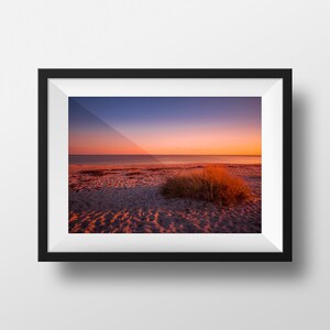 Impressão fotográfica Brittany - Paisagem Finistère Beg Meil Kerambigorn Pôr do sol Imagem colorida Fotografia Praia Decoração Pôster