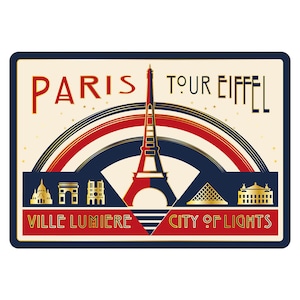 Lot de 10 ou 20 cartes postales Paris Vintage Visuels Rétro des Monuments de Paris Tour Eiffel 1900 Image d'antan Exposition Universelle image 7