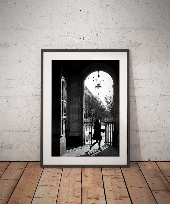 Rue de Paris Poster - Affiches en noir et blanc