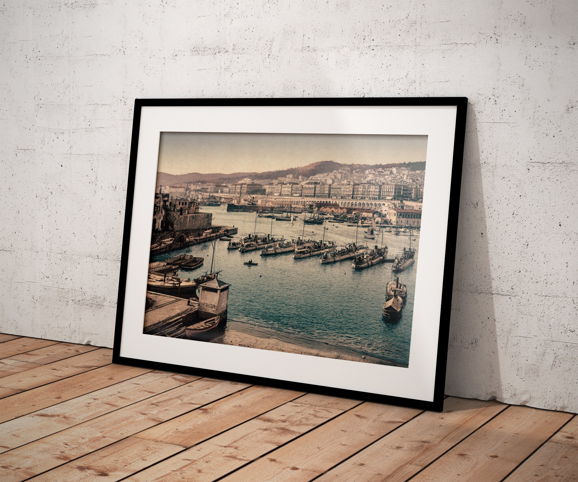 ALGER 1930 éTUDIANT FRANCE Runy - POSTER HQ 40x60cm d'une AFFICHE VINTAGE