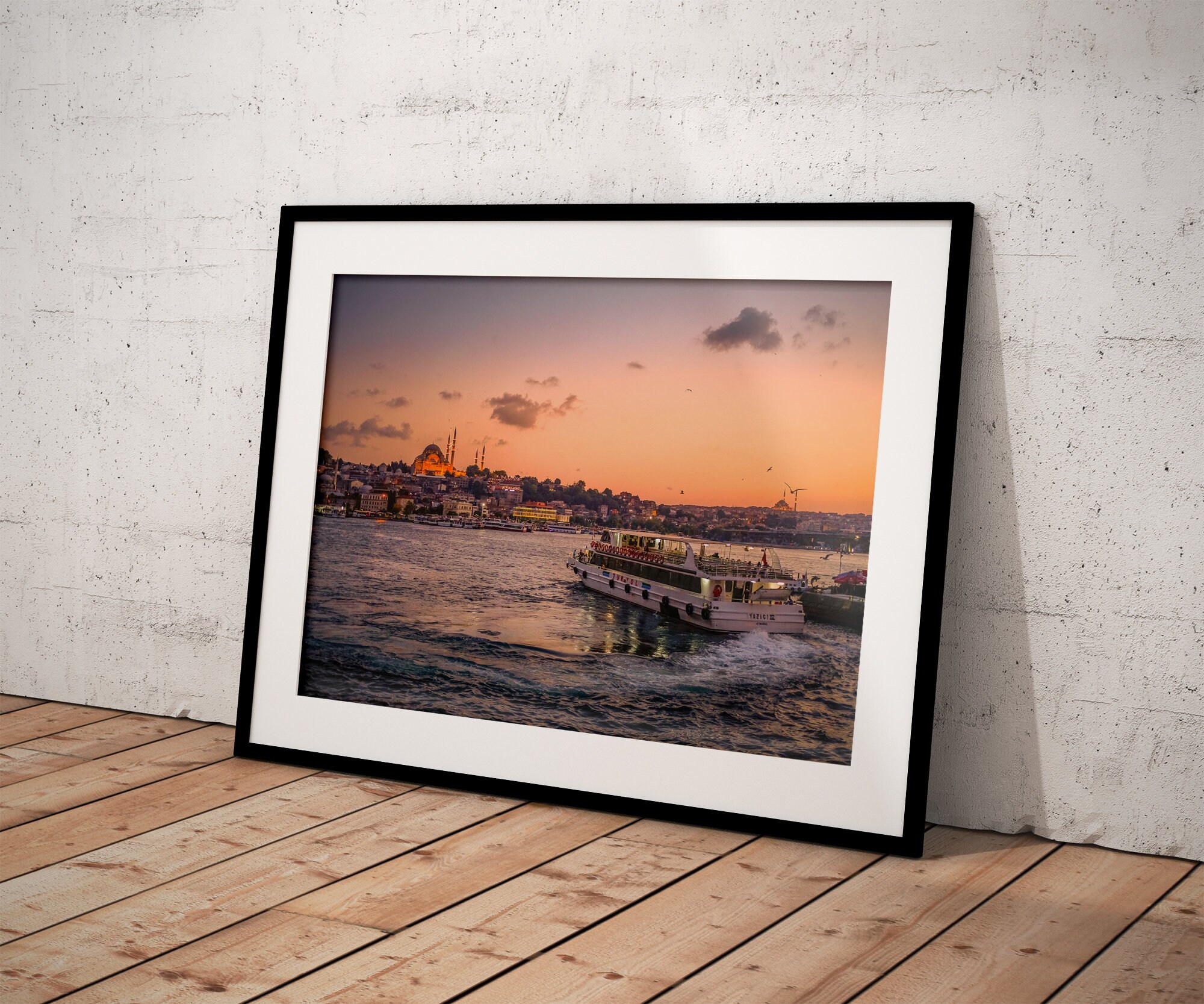 Affiche Ancienne Tourisme Istanbul Bosphorus - Reproduction A4/A3/A2/A1 - Neuf