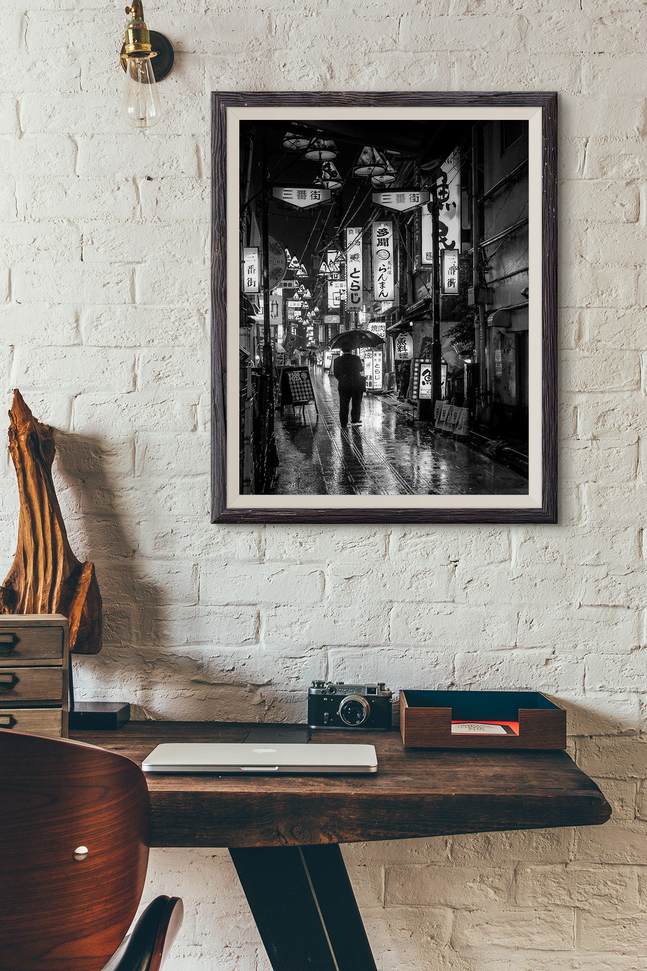Tokyo Photo Fine Art Print - Japan Black and White Köenji