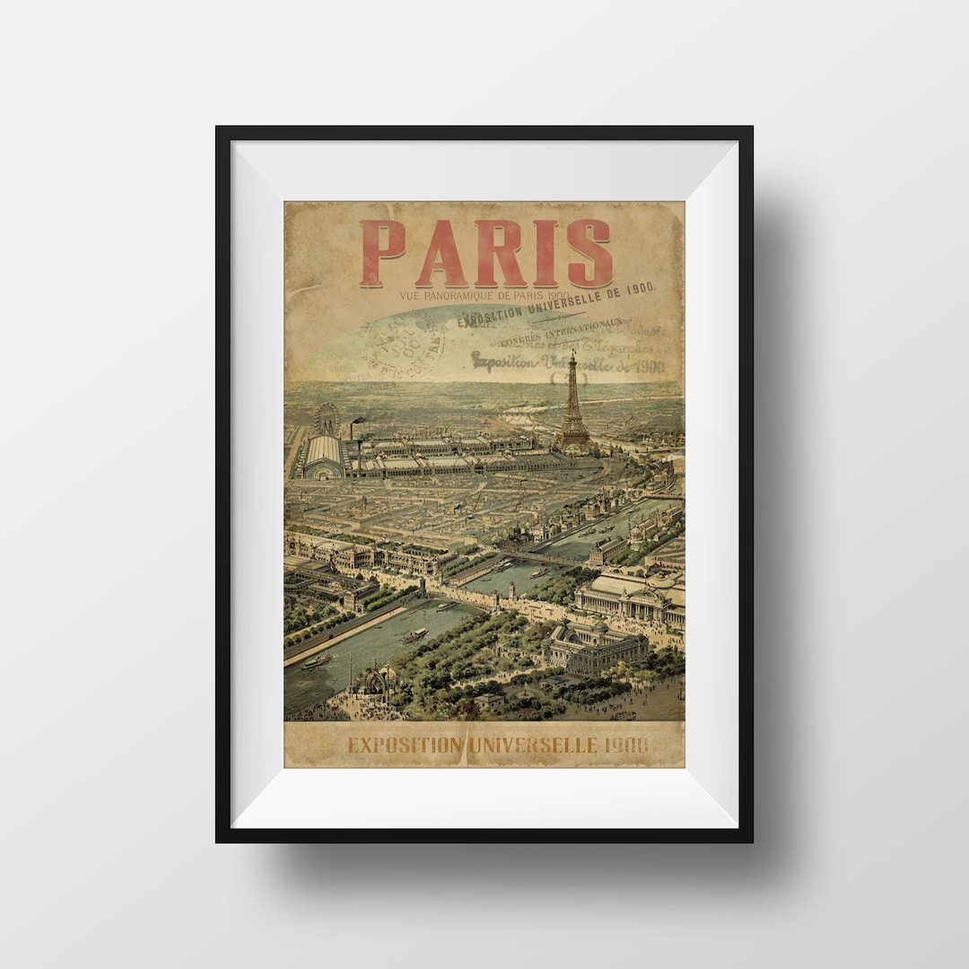 5 ème BIENNALE de PARIS Rekh - POSTER HQ 60x80cm d'une AFFICHE VINTAGE
