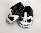 Jack Baby Shoes, Baby Booties, Baby Slippers, Handmade in Lightweight Felt.