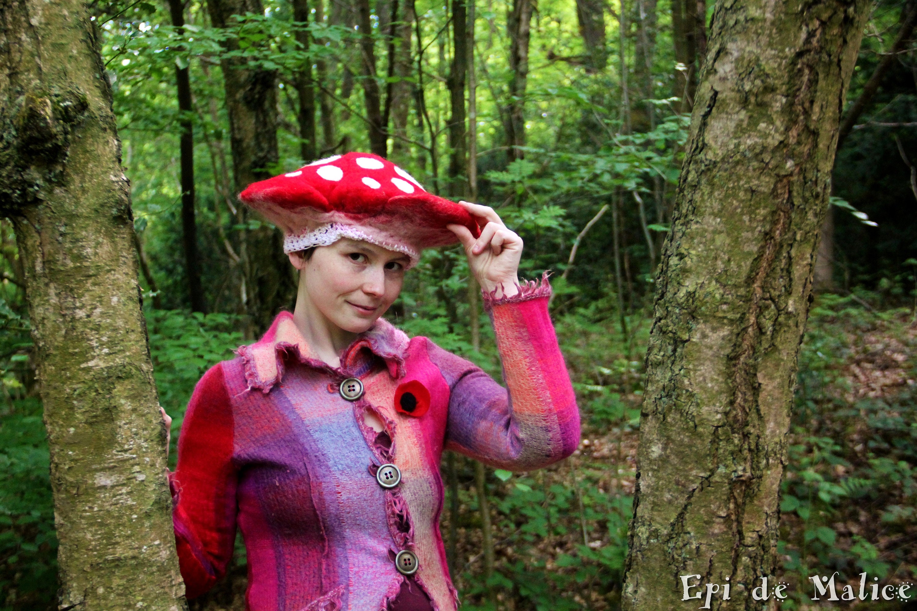 Amanita Shroom Fungi Mushroom Béret Fairytale Red Hat Gnome | Etsy UK