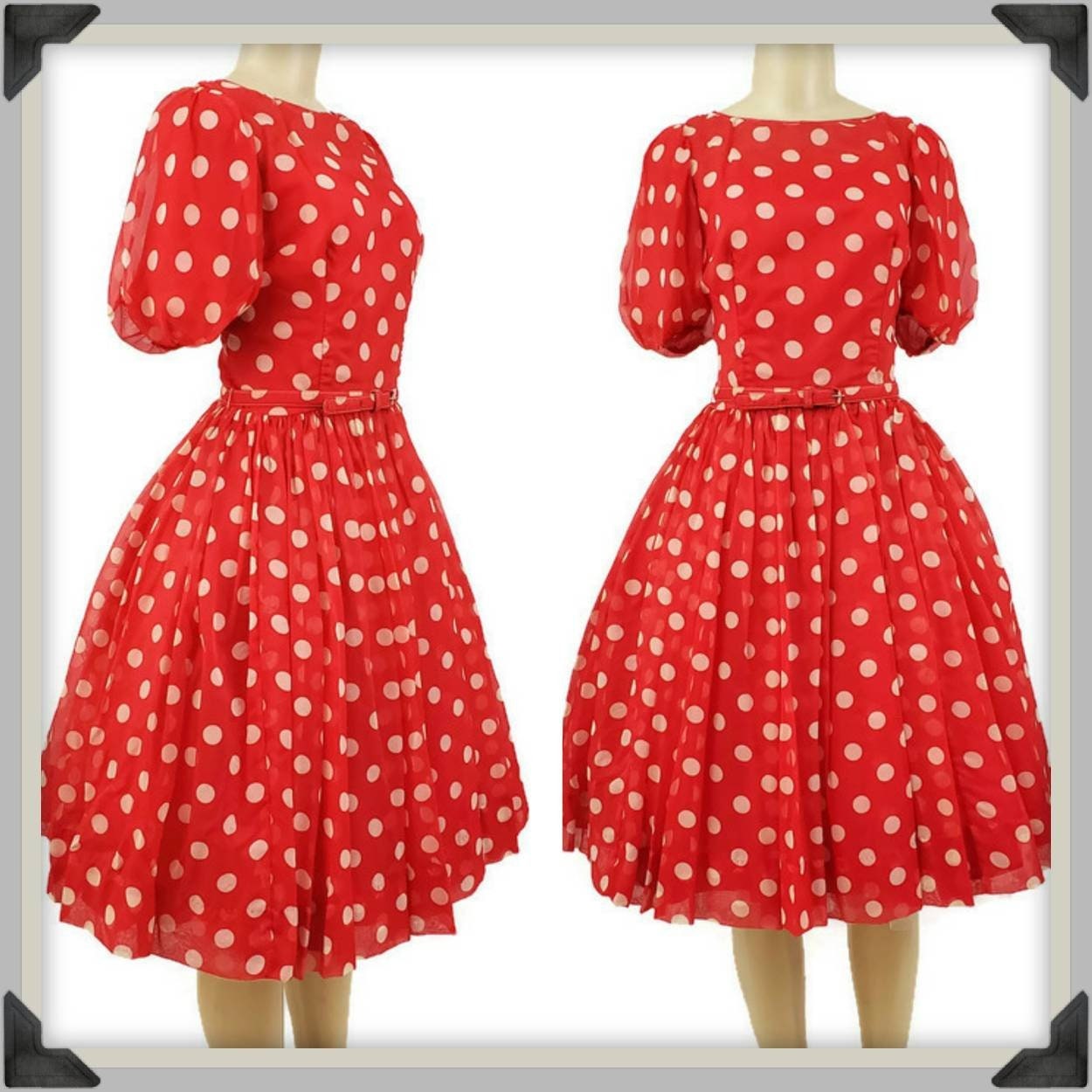 polka dot party dress
