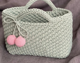 Handbag, Tote bag, Crochet tote bag, Tote bag for girl, Girl tote bag, Handbag for girl, Girl handbag