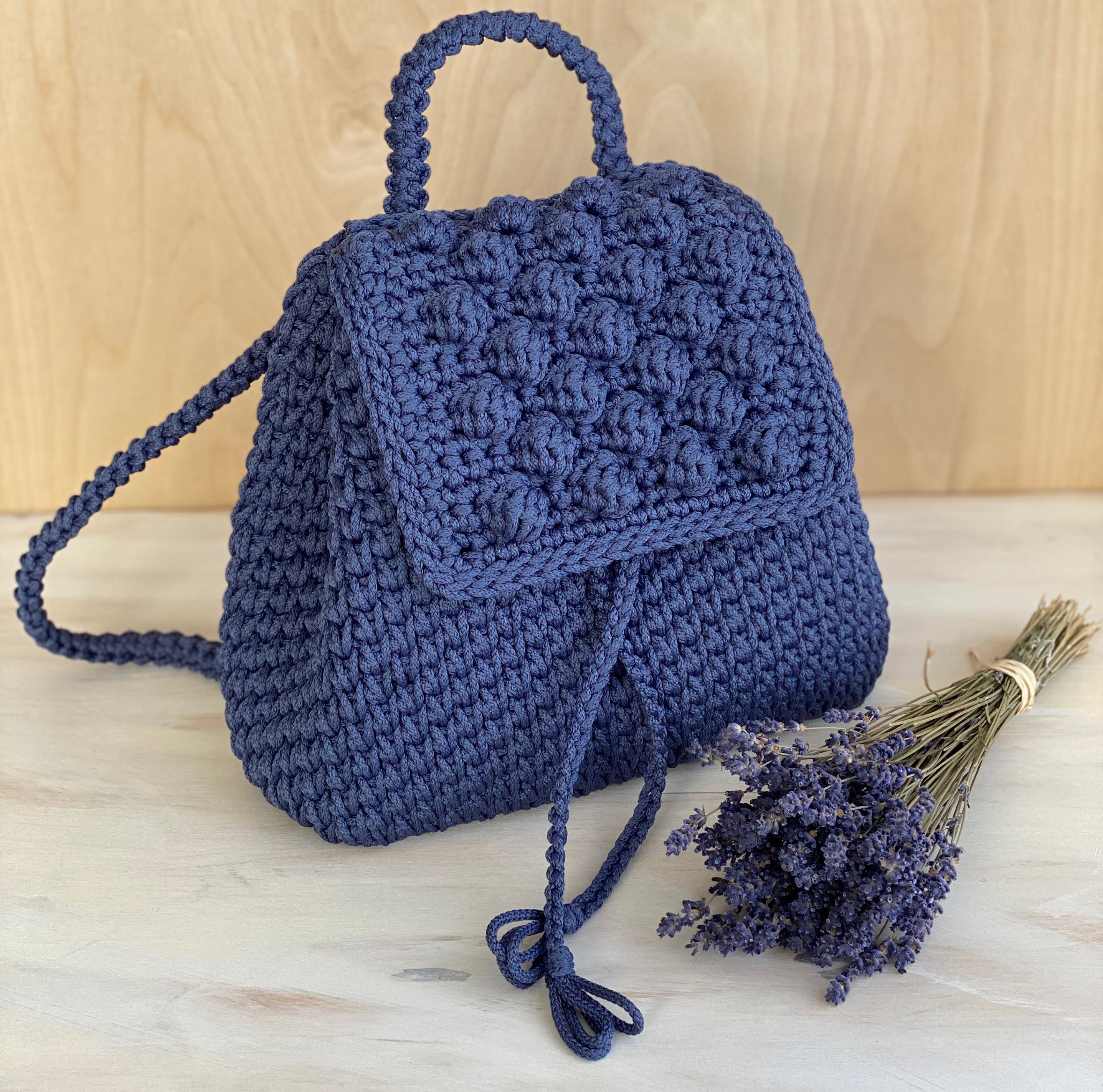 Mochilas hechas a ganchillo hot sale