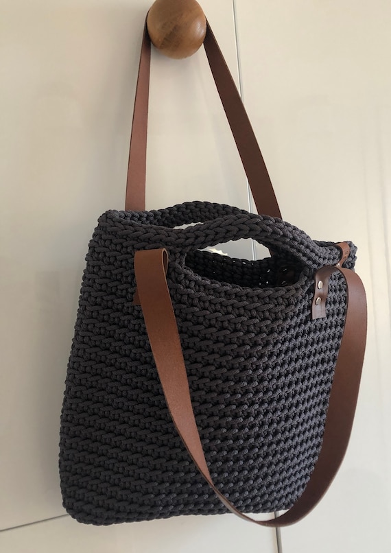 leather tote bolsa etsy