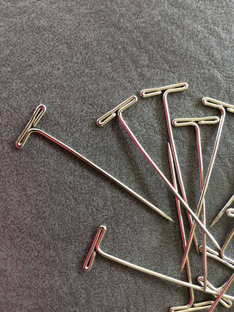 Blocking Pins TPins Package of 30 Stainless Steel Coated Etsy