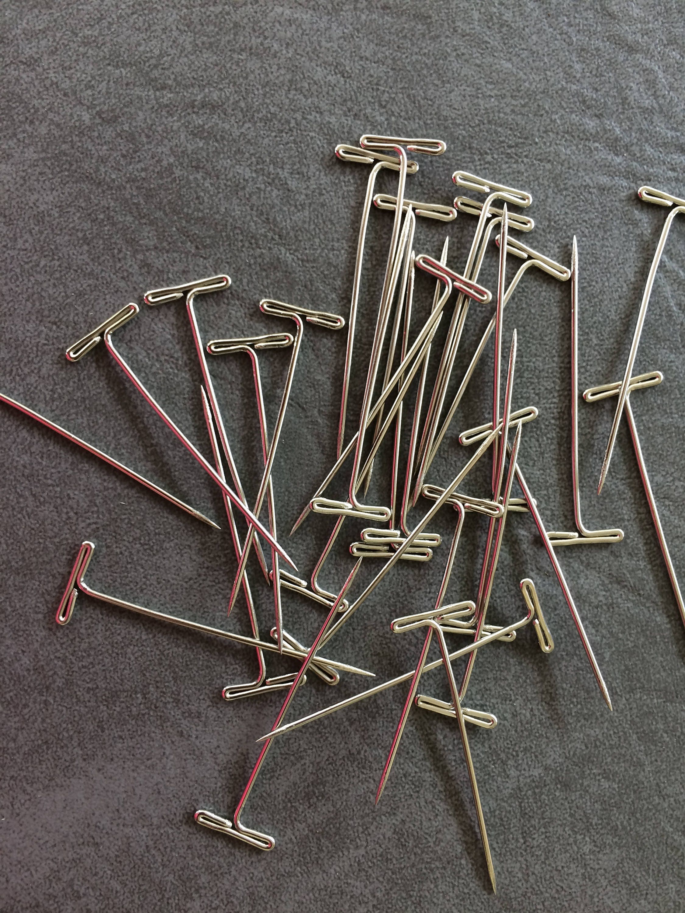 Blocking Pins TPins Package of 30 Stainless Steel Coated Etsy
