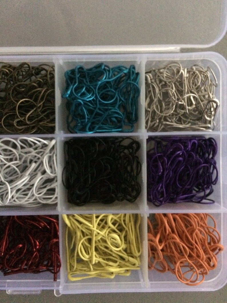 Metal Stitch Marker Coilless Safety Pin Locking Stitch Etsy