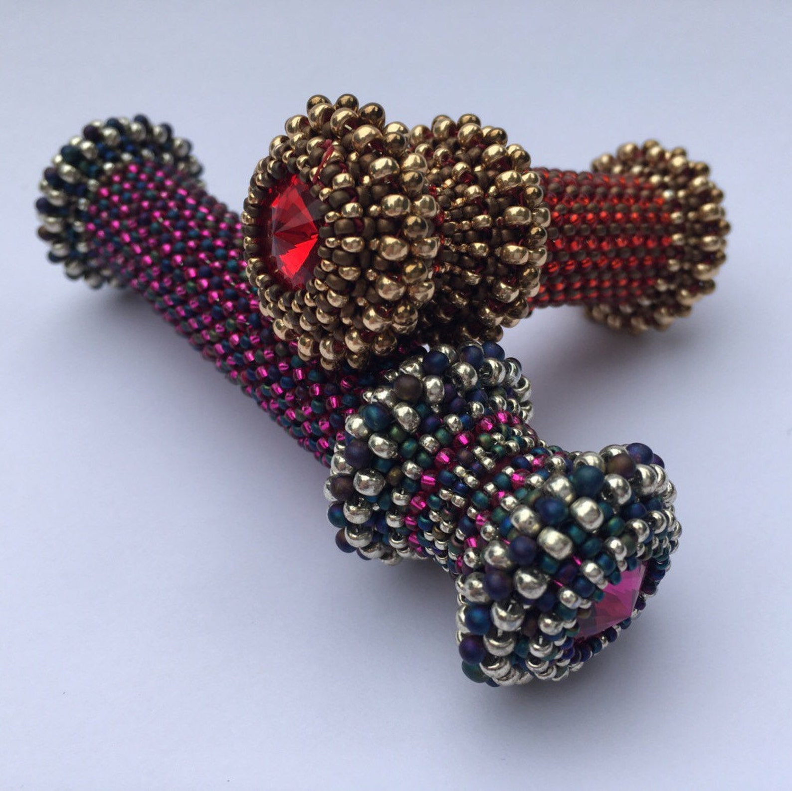 TUTORIAL Space Needle Case Beadweaving Tutorial INSTANT Etsy