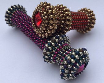 Space Needle Case Beadweaving Tutorial