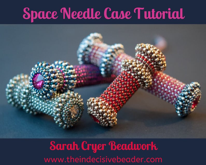 TUTORIAL Space Needle Case Beadweaving Tutorial INSTANT DOWNLOAD 